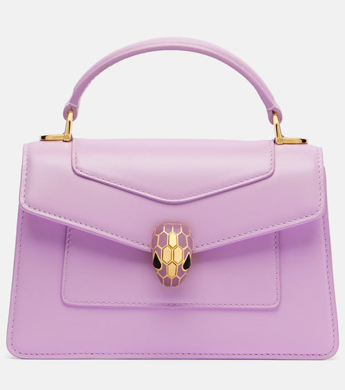 Bvlgari Serpenti Forever Mini leather top-handle bag