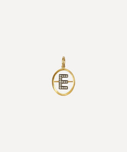 Annoushka 18ct Gold E Diamond Initial Pendant