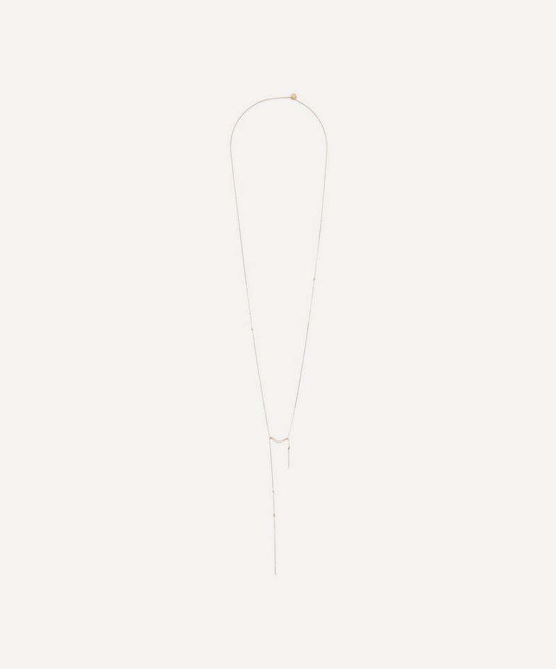 Atelier VM 18ct Gold Non E Niente Long Chain Necklace