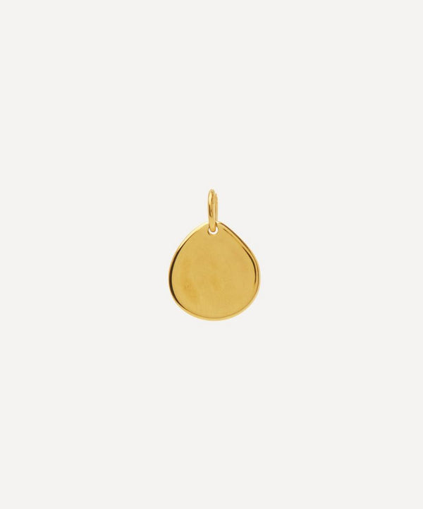 Monica Vinader Gold Plated Vermeil Silver Siren Small Pendant Charm