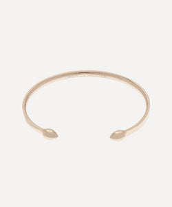 Monica Vinader Rose Gold Plated Vermeil Silver Fiji Cuff Bracelet