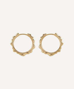 Monica Vinader Gold Plated Vermeil Silver Siren Muse Small Hoop Earrings