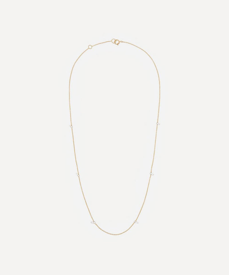 Atelier VM 18ct Gold Filo Di Luce Six Diamond Necklace