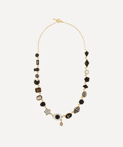 Grainne Morton 18ct Gold-Plated Eye Teardrop Charm Necklace