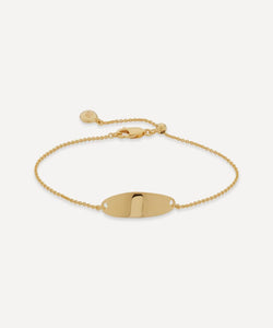 Monica Vinader Gold Plated Vermeil Silver Nura Tiny Fine Chain Bracelet