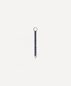 Maria Tash 18ct 18mm Diamond and Sapphire Eternity Bar Charm