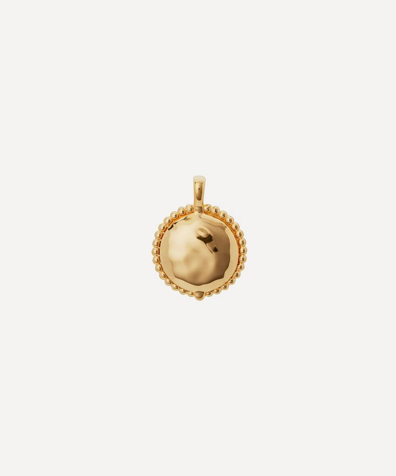 Monica Vinader Gold Plated Vermeil Silver Deia Locket Pendant