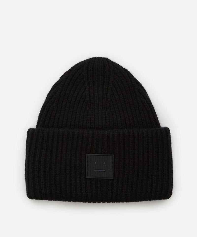 Acne Studios Face Logo Beanie Hat