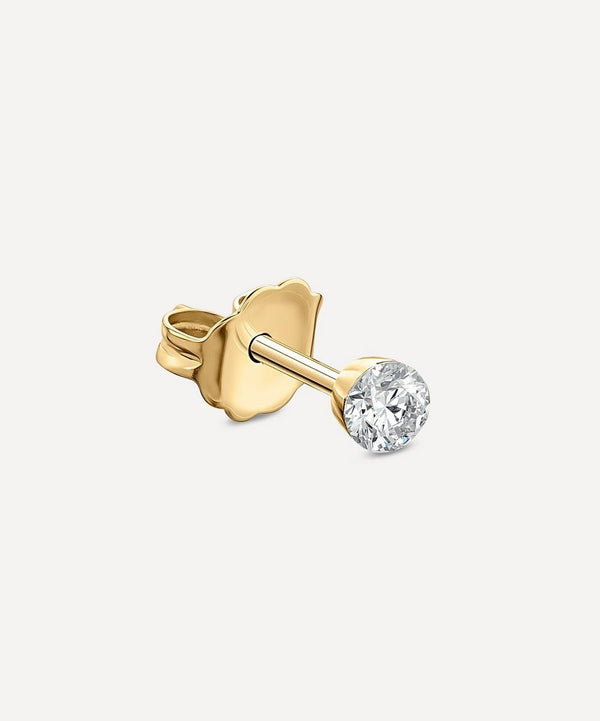 Maria Tash 2mm Invisible Set Diamond Stud Earring