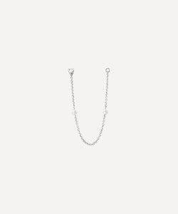 Maria Tash 14ct 76mm Double Pearl Chain Connecting Charm