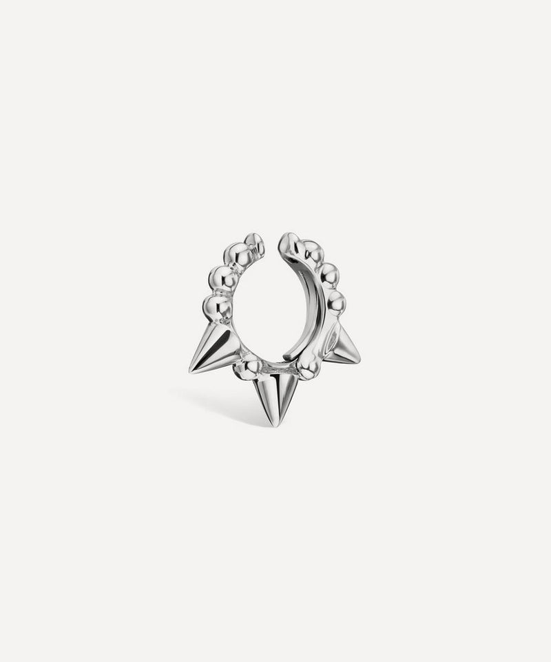 Maria Tash 14ct 6.5mm Granulated Triple Short Spike Tash Cuff Earring