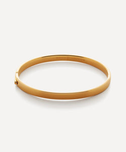 Monica Vinader Gold Plated Vermeil Silver Essential Bangle Bracelet