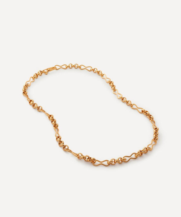 Monica Vinader 18ct Gold-Plated Vermeil Silver Heritage Link Chain Necklace