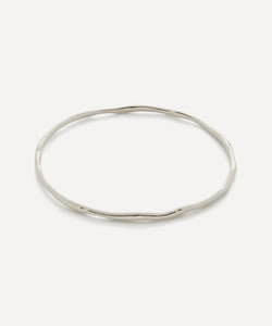 Monica Vinader Sterling Silver Siren Muse Bangle Bracelet