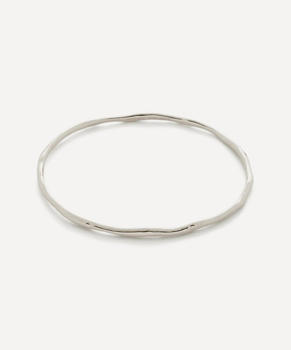 Monica Vinader Sterling Silver Siren Muse Bangle Bracelet