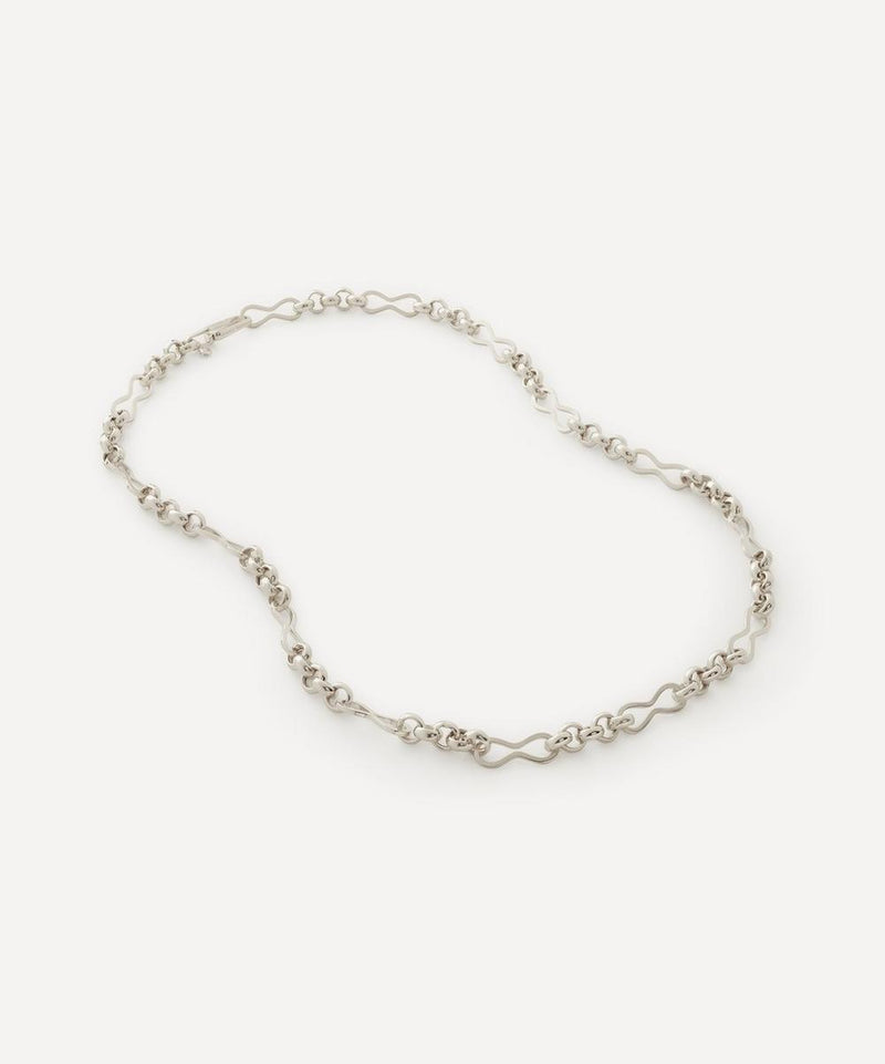 Monica Vinader Sterling Silver Heritage Link Chain Necklace