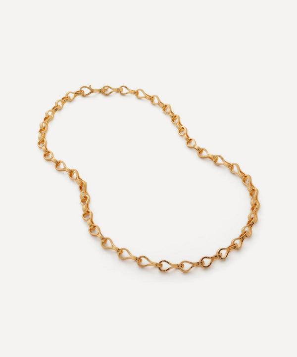 Monica Vinader 18ct Gold-Plated Vermeil Silver Infinity Link Chain Necklace