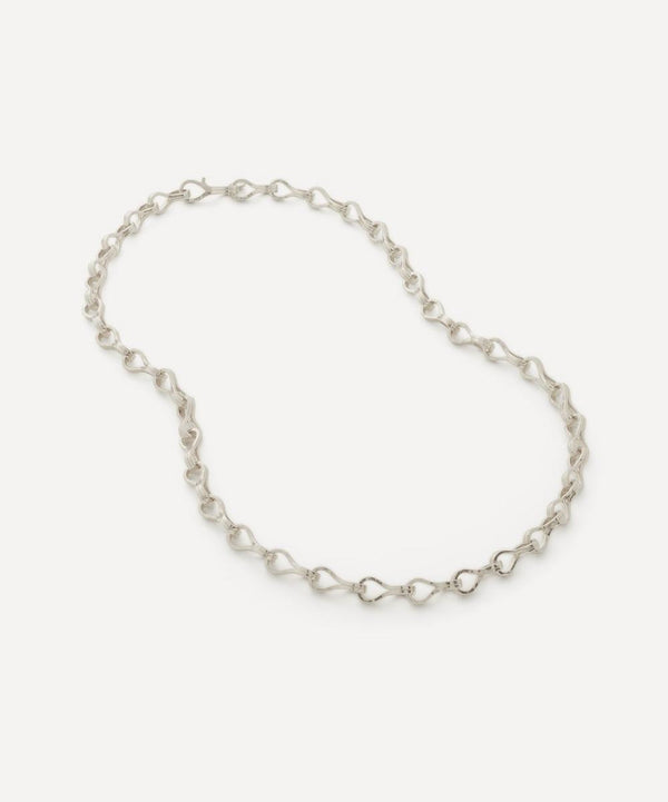 Monica Vinader Sterling Silver Infinity Link Chain Necklace