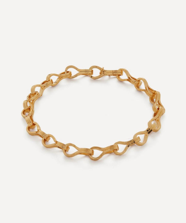 Monica Vinader 18ct Gold-Plated Vermeil Silver Infinity Link Chain Bracelet