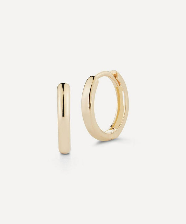 Mateo 14ct Gold Huggie Hoop Earrings