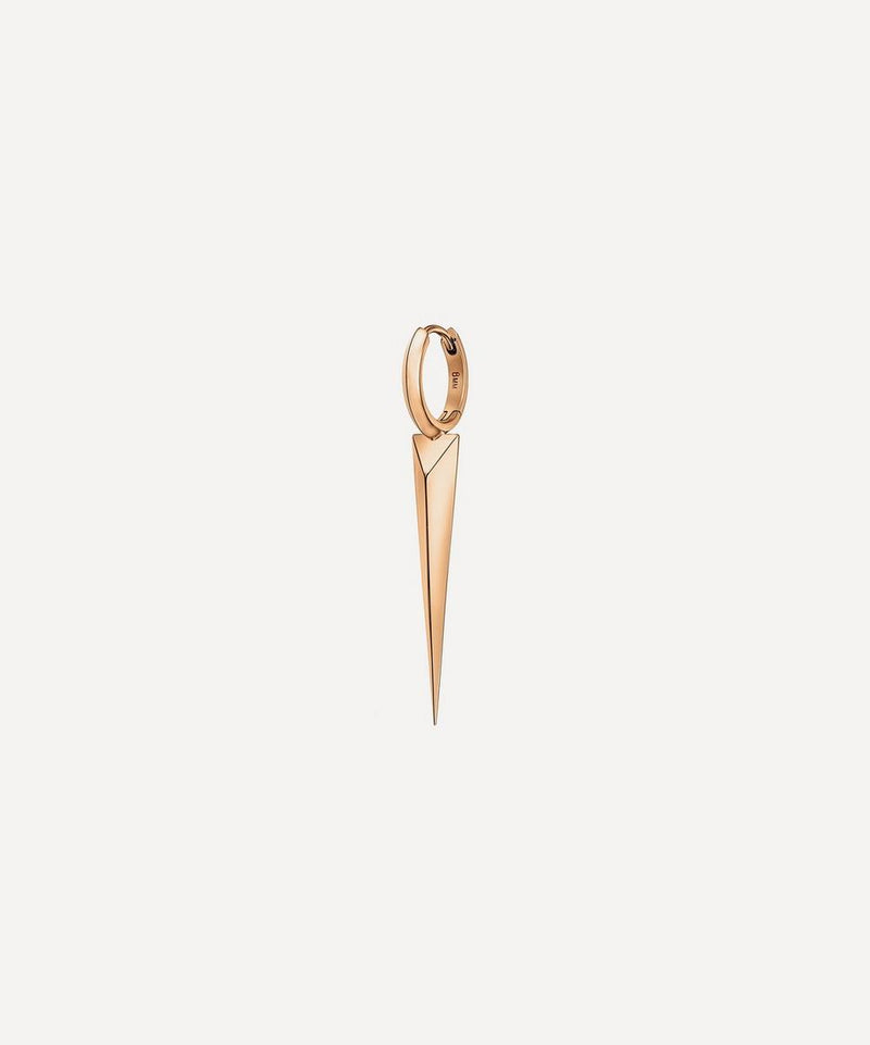 Maria Tash 14ct 8mm Faceted Grand Spike Hoop Earring