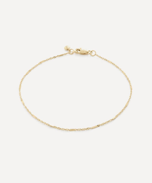 Monica Vinader 14ct Gold Shimmer Chain Bracelet