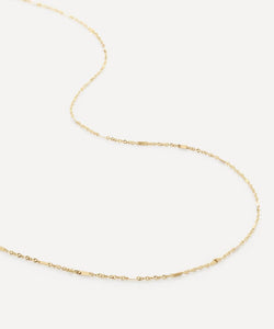 Monica Vinader 14ct Gold Shimmer Chain Necklace