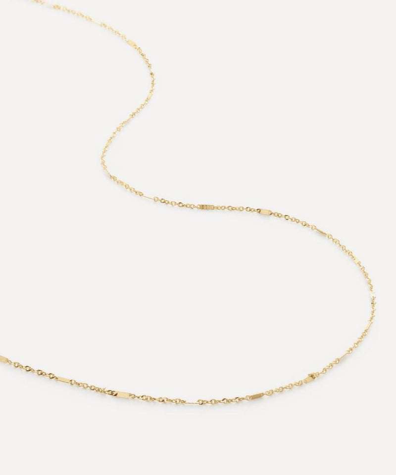 Monica Vinader 14ct Gold Shimmer Chain Necklace