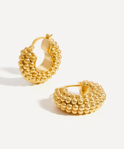 Missoma 18ct Gold-Plated Baya Hoop Earrings