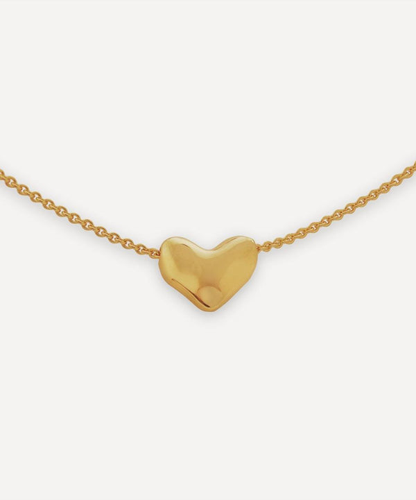 Monica Vinader 18ct Gold Plated Vermeil Sterling Silver Heart Necklace