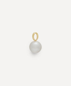 Monica Vinader 18ct Gold-Plated Vermeil Silver Nura Round Pearl Pendant