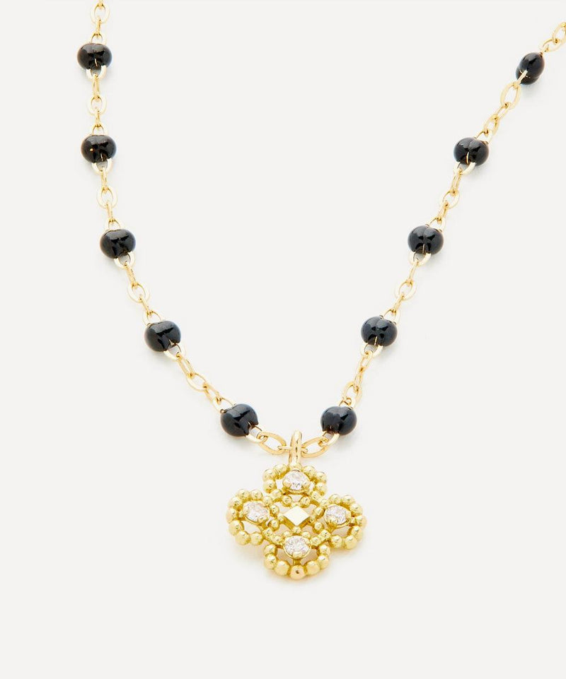 Gigi Clozeau 18ct Gold Lucky Classic Gigi Bead Necklace