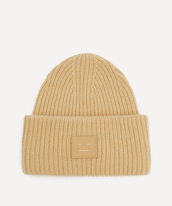 Acne Studios Face Logo Beanie Hat