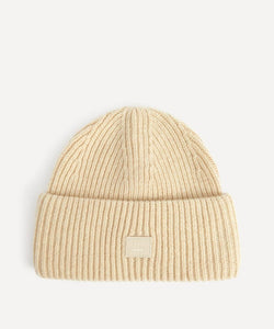 Acne Studios Small Face Logo Beanie Hat