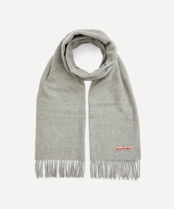 Acne Studios Narrow Fringe Wool Scarf