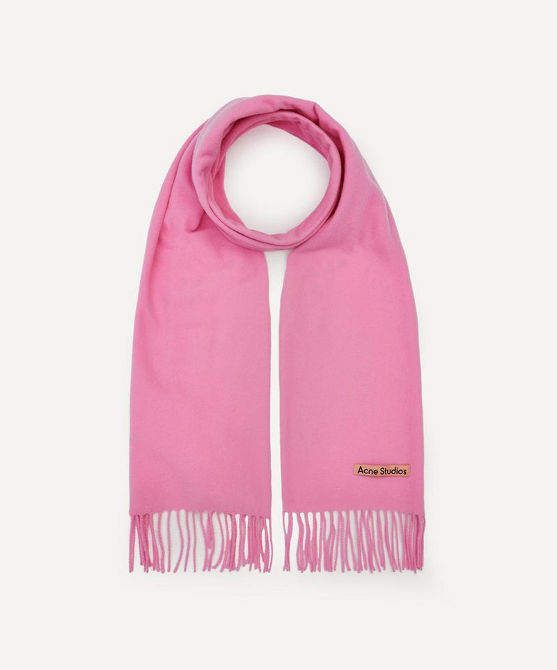 Acne Studios Narrow Fringe Wool Scarf