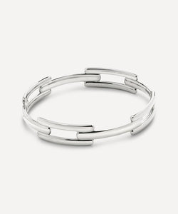 Monica Vinader Sterling Silver Signature Bangle Bracelet