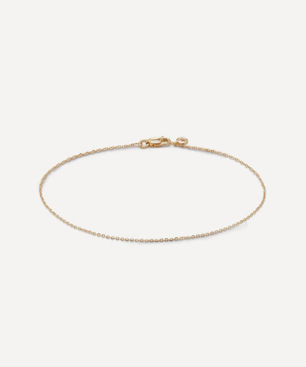 Monica Vinader 14ct Gold Super Fine Chain Bracelet