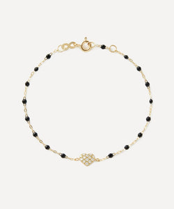 Gigi Clozeau 18ct Gold In Love Bead Bracelet