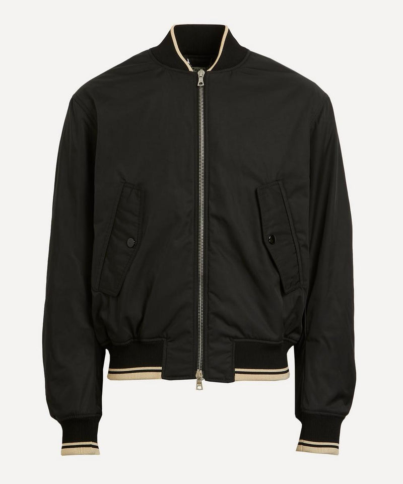 Dries Van Noten Back Zip Bomber Jacket