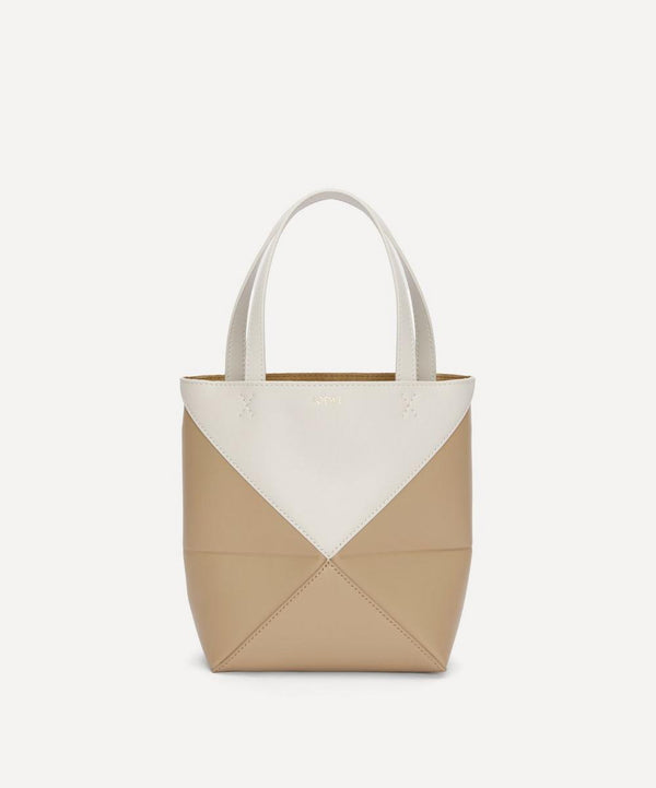 Loewe Puzzle Fold Mini Tote Bicolour Bag