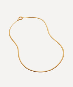 Monica Vinader 18ct Gold-Plated Vermeil Silver Snake Chain Necklace