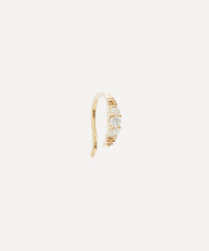 Atelier VM 18ct Gold Tappabuchi Royal Diamond Earring