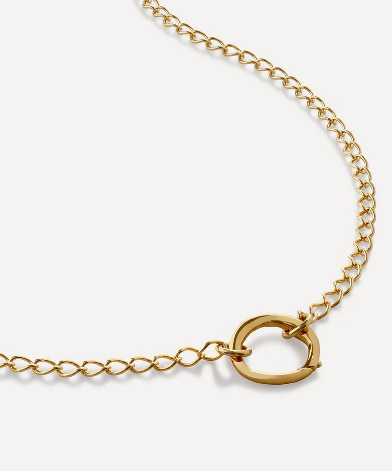 Monica Vinader 18ct Gold-Plated Vermeil Silver Capture Chain Necklace