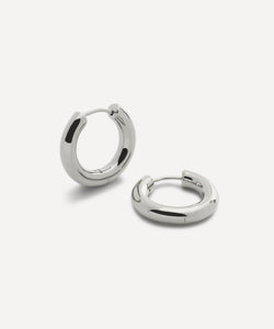 Monica Vinader Sterling Silver Essential Click Small Hoop Earrings