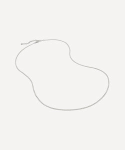 Monica Vinader Sterling Silver Open Link Chain Necklace