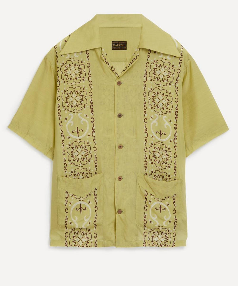 Kapital Silk Rayon HAVANANAJA WRANGLE Collar CUBA Shirt