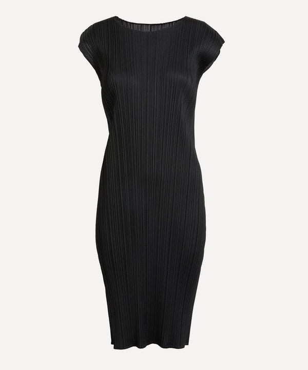 Pleats Please Issey Miyake BASICS Pleated Mini-Dress