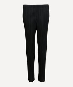 Pleats Please Issey Miyake BASICS Pleated Cropped Trousers