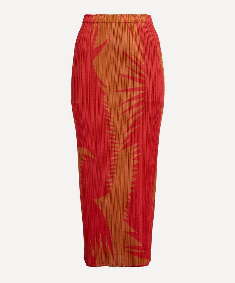 Pleats Please Issey Miyake PIQUANT Pleated Midi Skirt